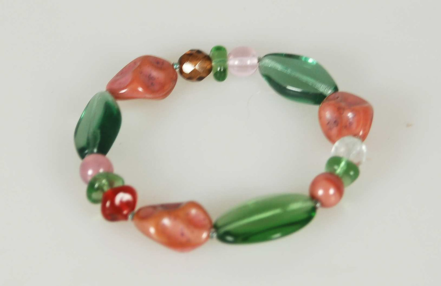 3 pcs Jewelry piece with Czech Glass Beads (OUTLET Vintage)