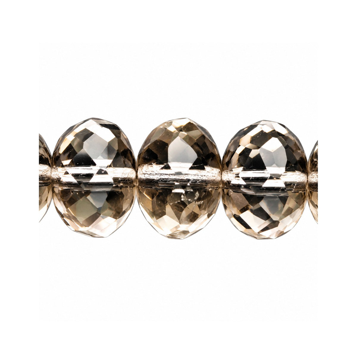 Special Cut Faceted Fire Polished Beads, Crystal (00030), Glass, Czech Republic