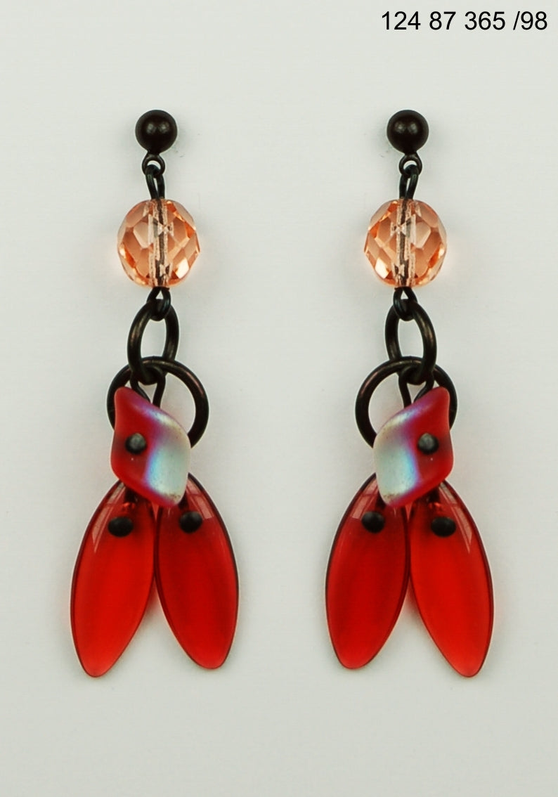 3 pcs Jewelry piece with Czech Glass Beads (OUTLET Vintage)