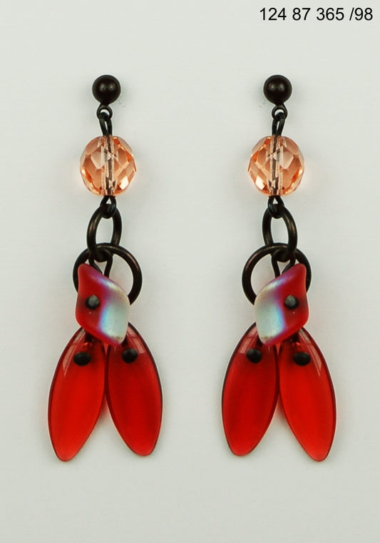 3 pcs Jewelry piece with Czech Glass Beads (OUTLET Vintage)