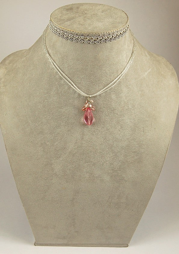 3 pcs Jewelry piece with Czech Glass Beads (OUTLET Vintage)