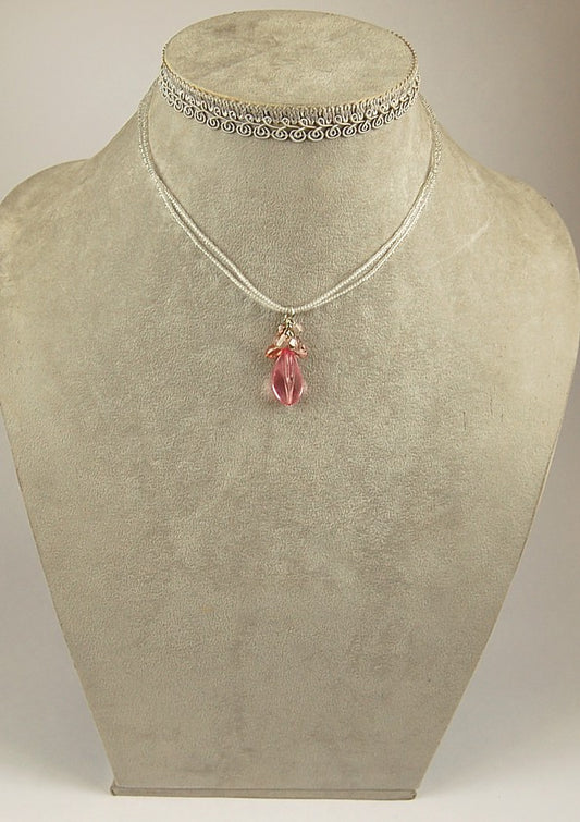 3 pcs Jewelry piece with Czech Glass Beads (OUTLET Vintage)