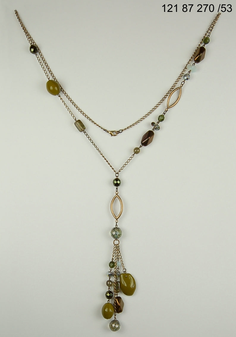 3 pcs Jewelry piece with Czech Glass Beads (OUTLET Vintage)