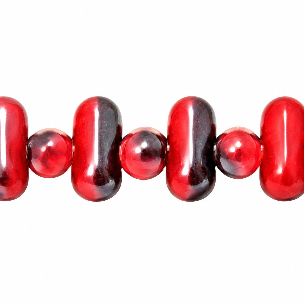 Knebl Beads, Opaque Red 23103 (93200-23103), Glass, Czech Republic
