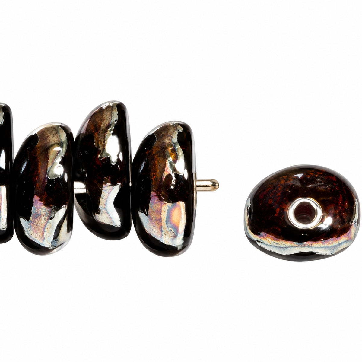 Piggy Beads, Black 29131 (23980-29131), Glass, Czech Republic