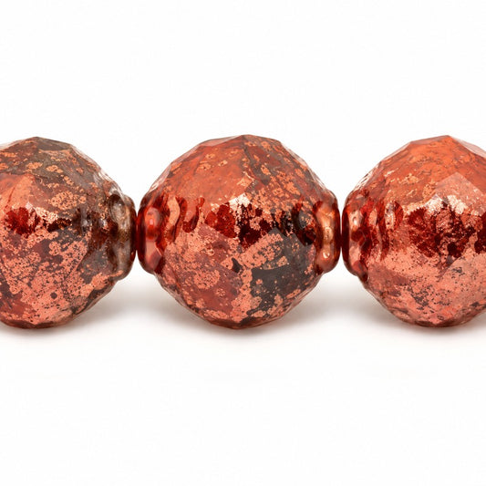 Wasp Special Cut Faceted Fire Polished Beads, X1118 47903 (x1118-47903), Glass, Czech Republic