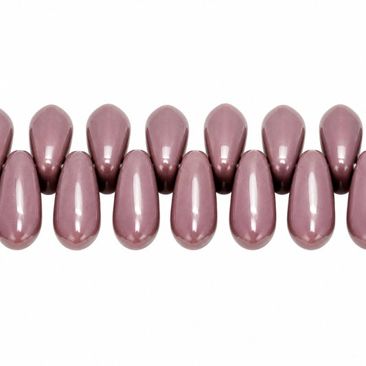 Dagger Beads, Opaque Amethyst (23030), Glass, Czech Republic