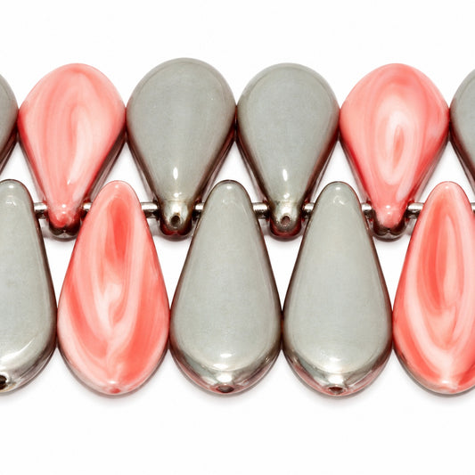 Dagger Beads, X1151 Chrom (x1151-27401), Glass, Czech Republic