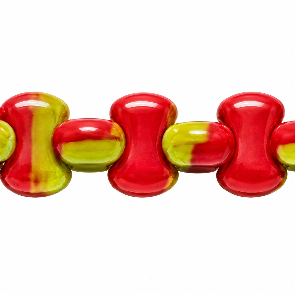 Shaped Pressed Beads, X1529 (x1529), Glass, Czech Republic