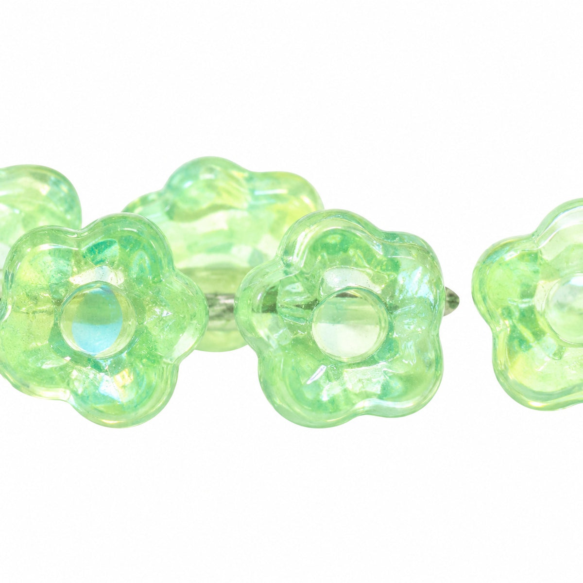 Forget Me Not Beads, 67801 (67801), Glass, Czech Republic