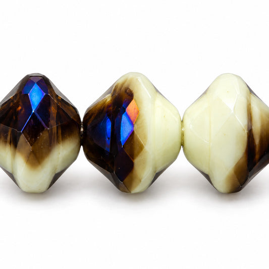 Faceted Special Cut Beads, 83529 22201 (83529-22201), Glass, Czech Republic