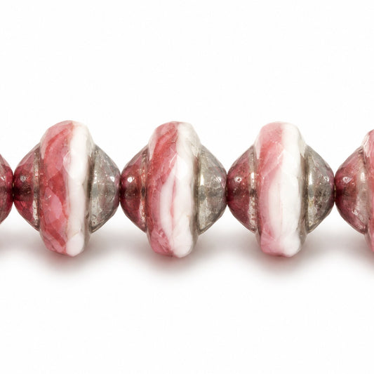 Faceted Special Cut Beads Ufo, Ts030 Platin (ts030-13702), Glass, Czech Republic