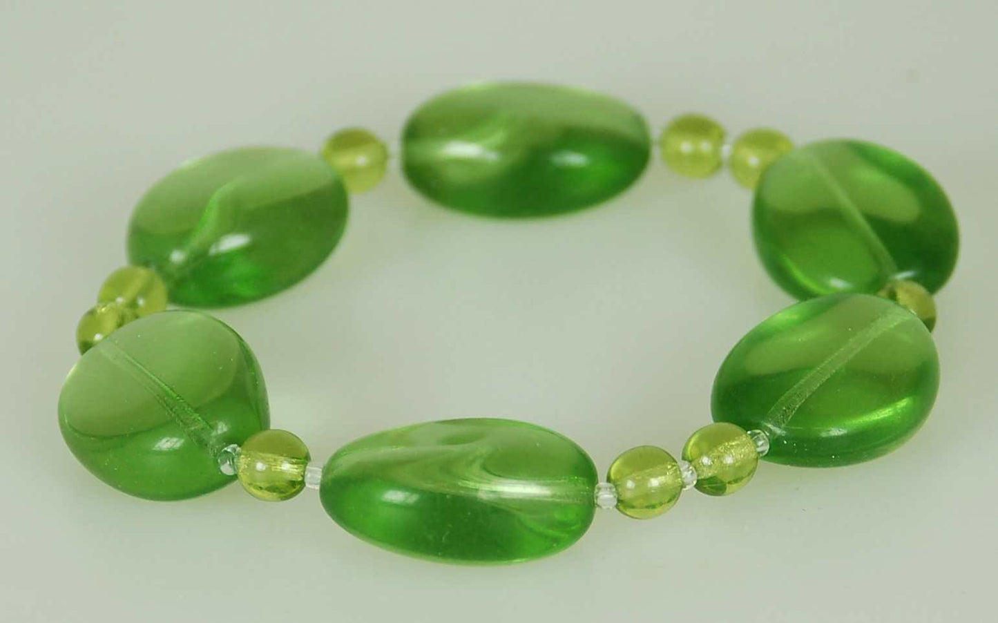 3 pcs Jewelry piece with Czech Glass Beads (OUTLET Vintage)