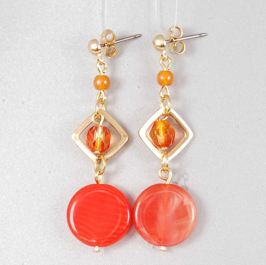 3 pcs Jewelry piece with Czech Glass Beads (OUTLET Vintage)