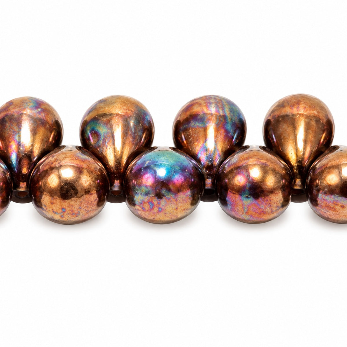 Drop Beads, Black Vega Iris (23980-15781), Glass, Czech Republic