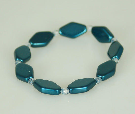 3 pcs Jewelry piece with Czech Glass Beads (OUTLET Vintage)