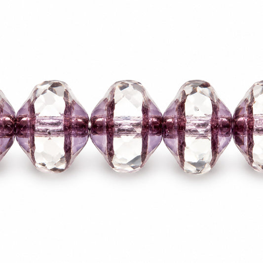 Faceted Special Cut Beads Ufo, Crystal Bronze (00030-14415), Glass, Czech Republic
