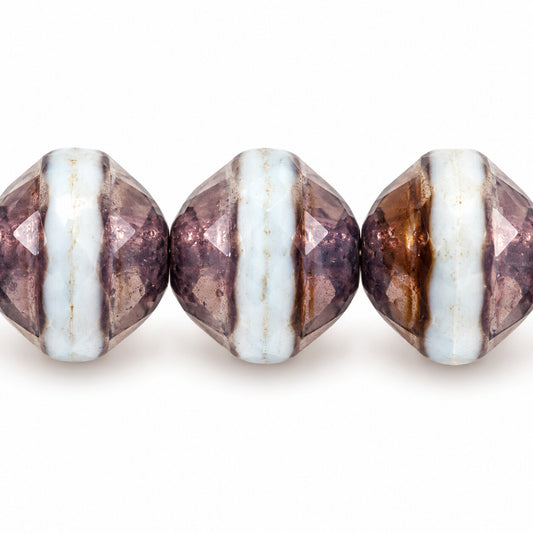 Faceted Special Cut Beads Ufo, X3122 Bronze (x3122-14415), Glass, Czech Republic