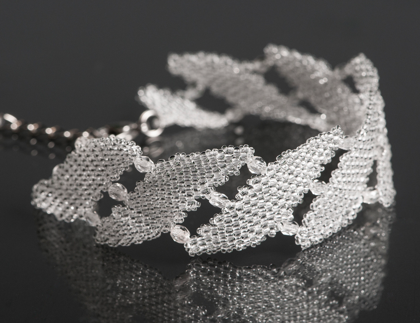 Preciosa Ornela Seed Beads, Transparent colorless Crystal 00050