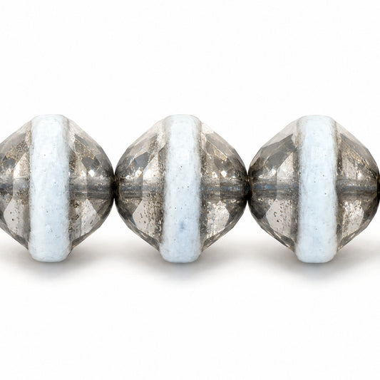Faceted Special Cut Beads Ufo, X3131 Platin (x3131-13702), Glass, Czech Republic