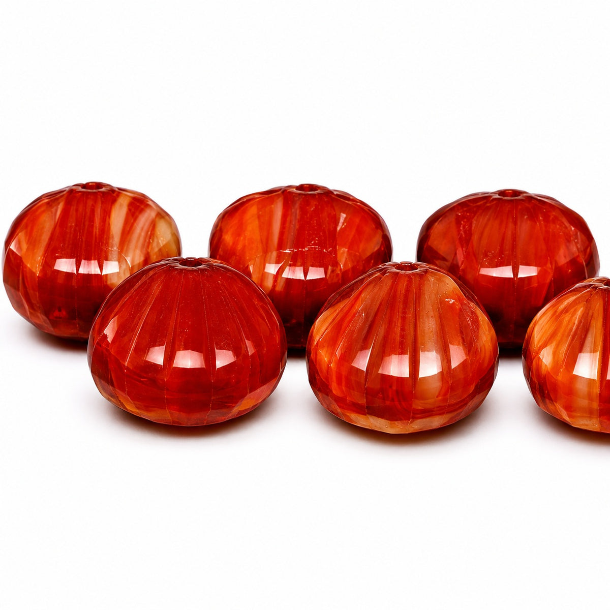 Seashell Beads, S0130 (s0130), Glass, Czech Republic