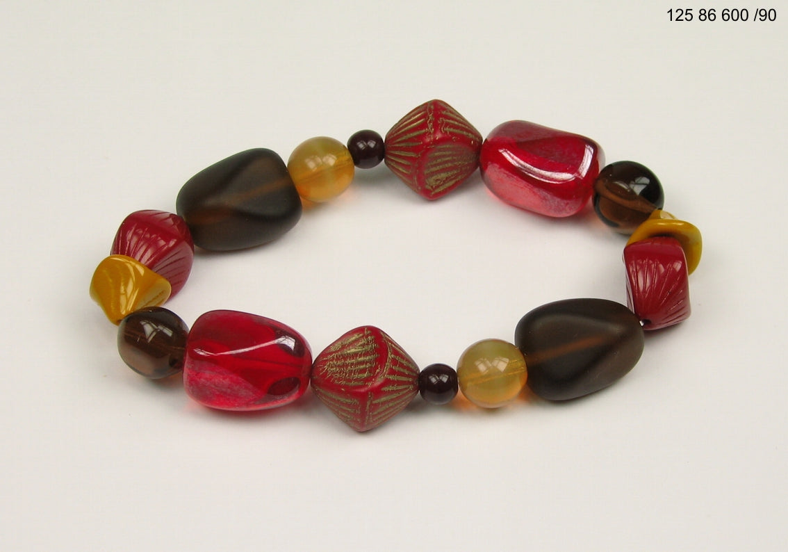 3 pcs Jewelry piece with Czech Glass Beads (OUTLET Vintage)