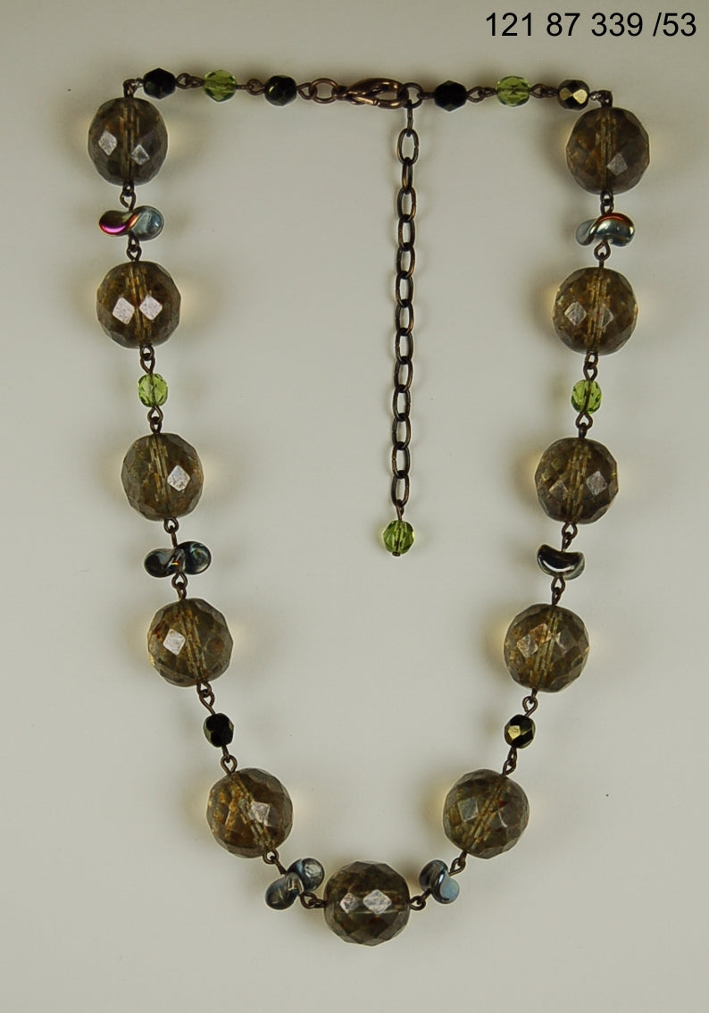 3 pcs Jewelry piece with Czech Glass Beads (OUTLET Vintage)
