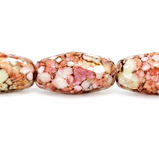 Fire Polished Faceted Oval Beads, Z0050 Terracotta Red (z0050-15495), Glass, Czech Republic