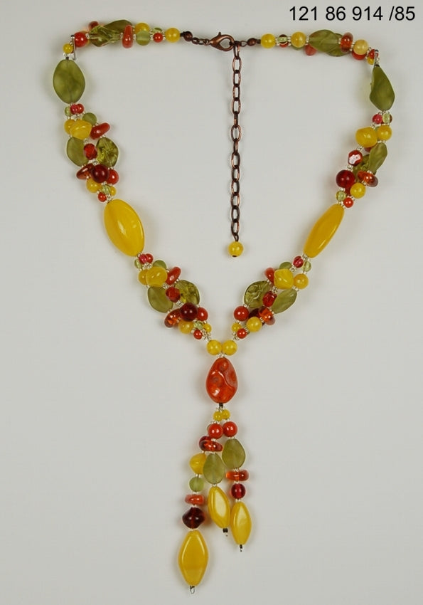 3 pcs Jewelry piece with Czech Glass Beads (OUTLET Vintage)