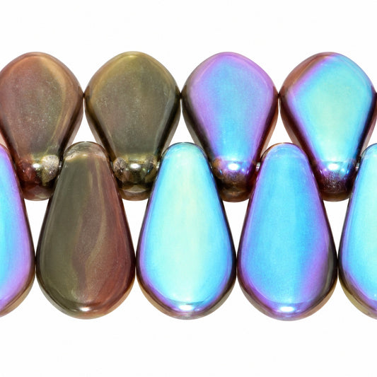 Dagger Beads, X1029 Ab (x1029-28701), Glass, Czech Republic