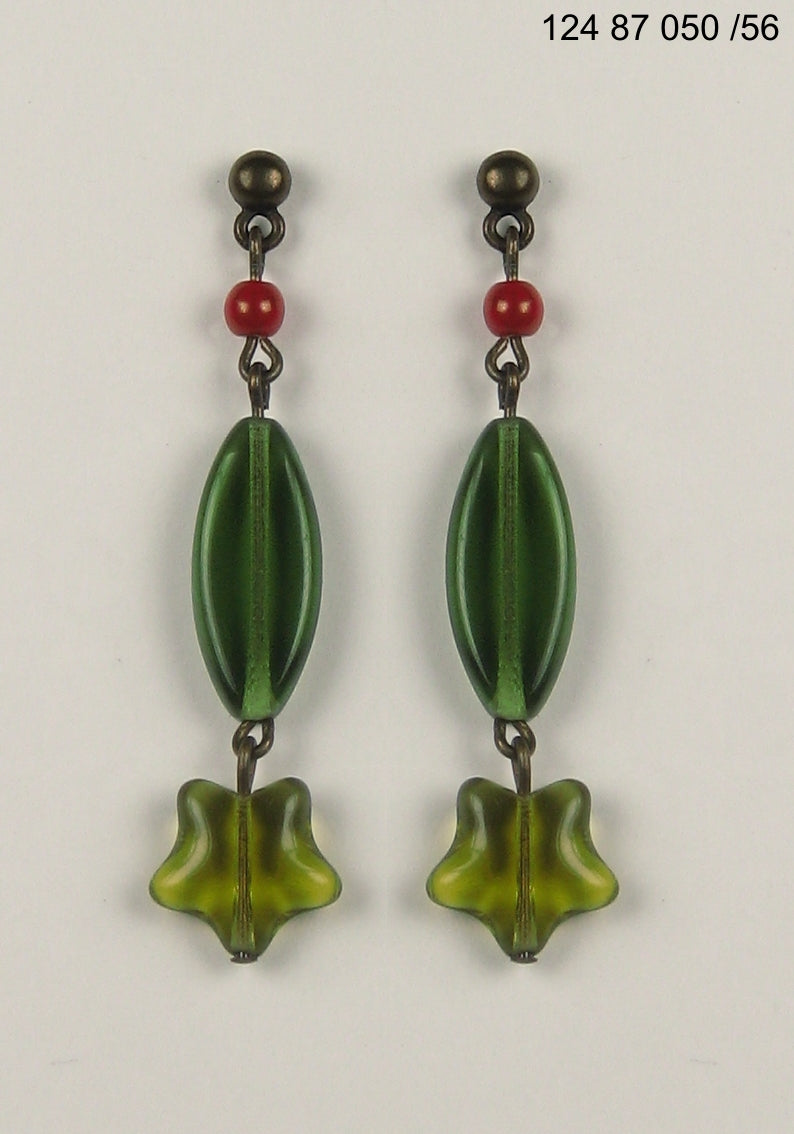 3 pcs Jewelry piece with Czech Glass Beads (OUTLET Vintage)