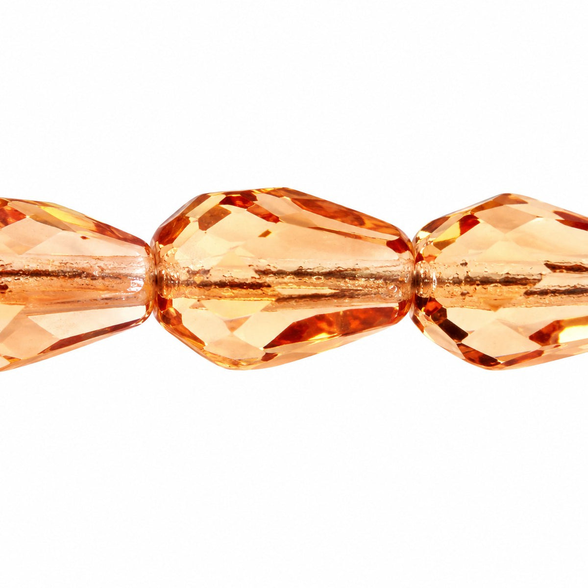 Faceted Fire Polished Beads Special Cut, Transparent Pink (70140), Glass, Czech Republic