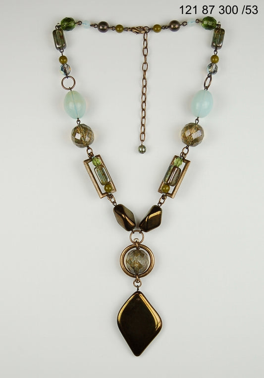 3 pcs Jewelry piece with Czech Glass Beads (OUTLET Vintage)