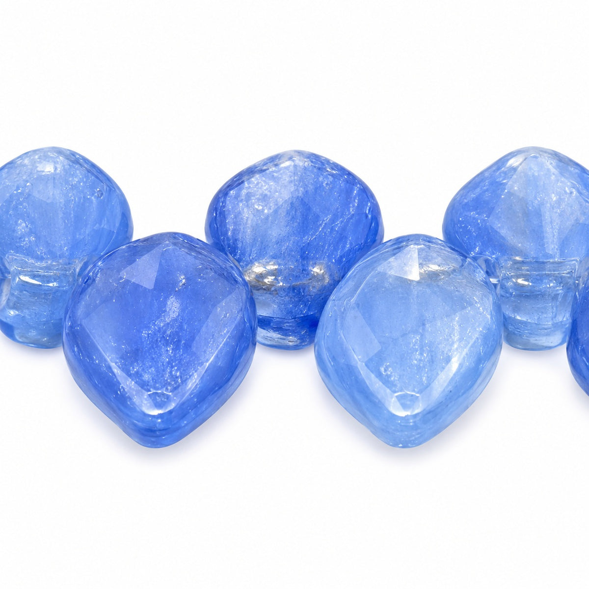 Small Leaf Pressed Beads, X1061 (x1061), Glass, Czech Republic