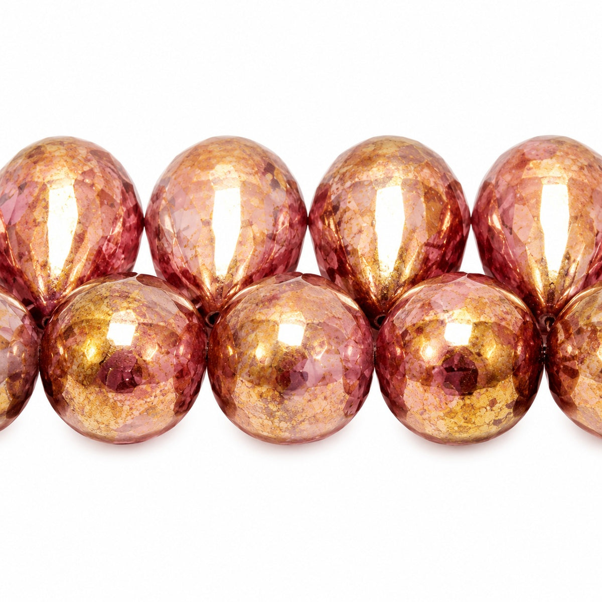 Drop Beads, X3156 Terracotta Violet (x3156-15496), Glass, Czech Republic