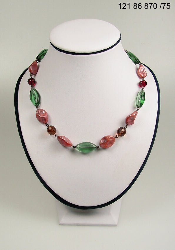 3 pcs Jewelry piece with Czech Glass Beads (OUTLET Vintage)