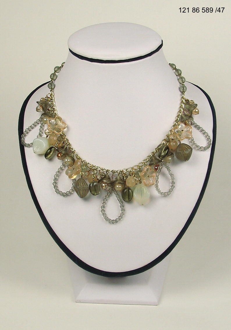 3 pcs Jewelry piece with Czech Glass Beads (OUTLET Vintage)