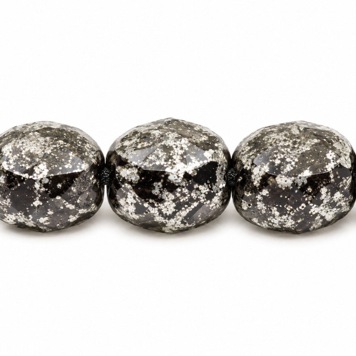 Faceted Special Cut Beads, Black 47902 (23980-47902), Glass, Czech Republic