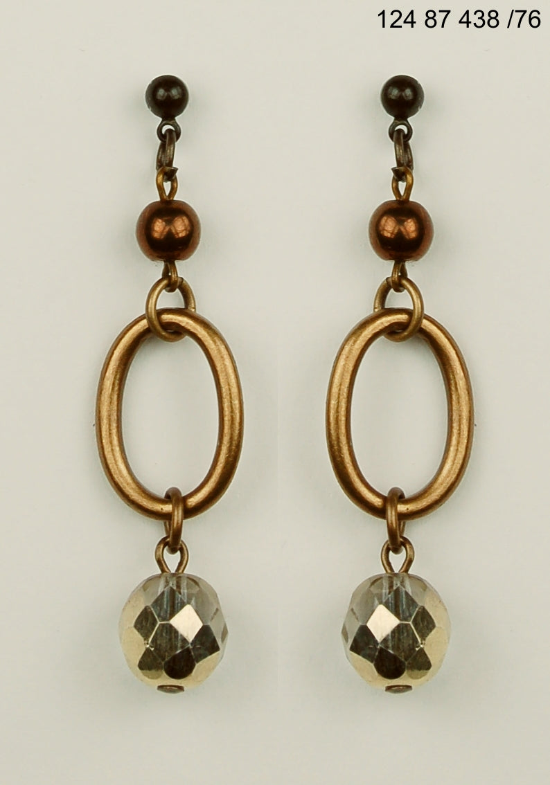 3 pcs Jewelry piece with Czech Glass Beads (OUTLET Vintage)