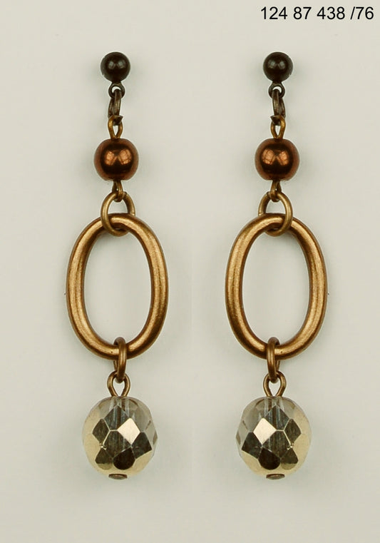 3 pcs Jewelry piece with Czech Glass Beads (OUTLET Vintage)