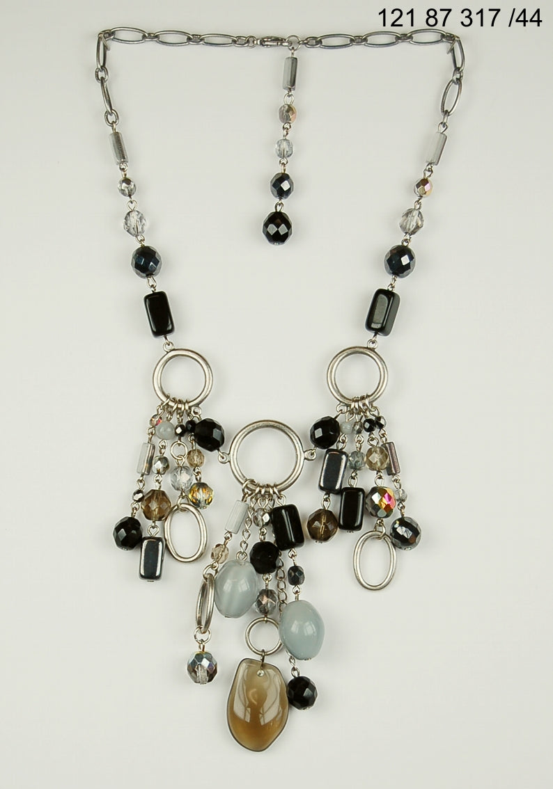 3 pcs Jewelry piece with Czech Glass Beads (OUTLET Vintage)