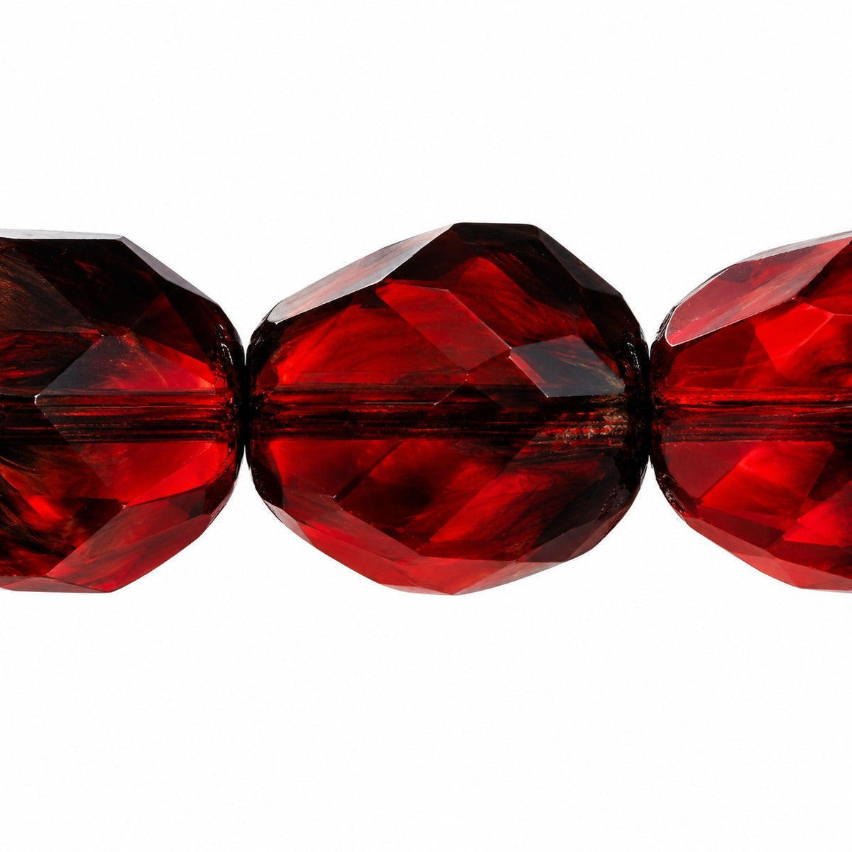Fire Polished Faceted Stone-Like Beads Special Cut, Gc018 (gc018), Glass, Czech Republic