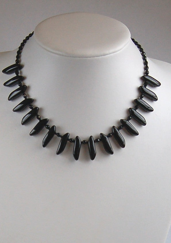 3 pcs Jewelry piece with Czech Glass Beads (OUTLET Vintage)