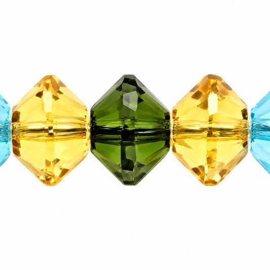 Special Cut Faceted Fire Polished Beads, X1274 (x1274), Glass, Czech Republic