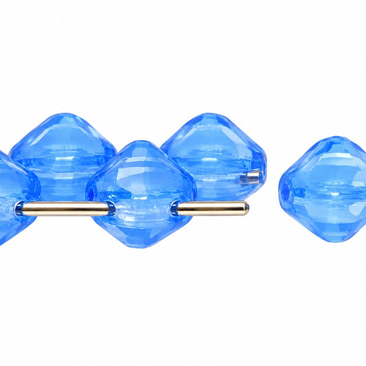 Silky 2-Hole Square Beads, 3Xxxx (3xxxx), Glass, Czech Republic