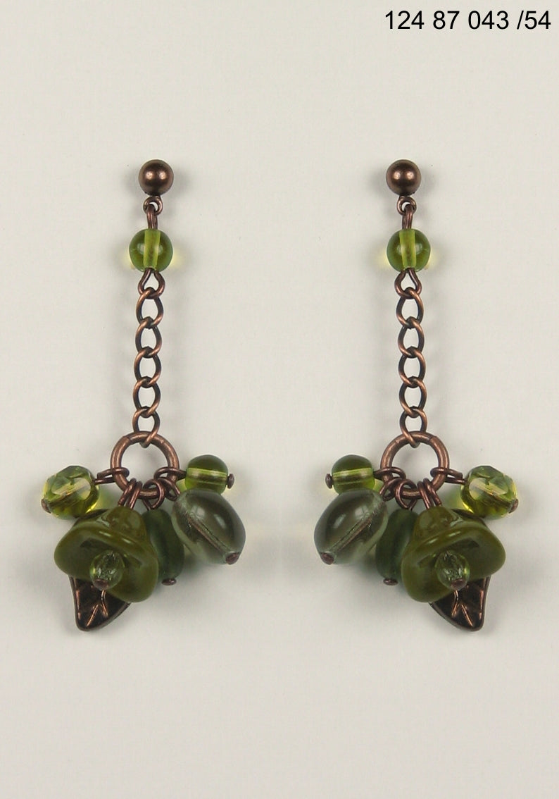 3 pcs Jewelry piece with Czech Glass Beads (OUTLET Vintage)