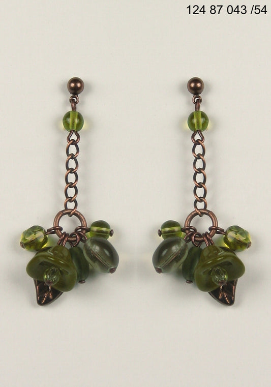 3 pcs Jewelry piece with Czech Glass Beads (OUTLET Vintage)