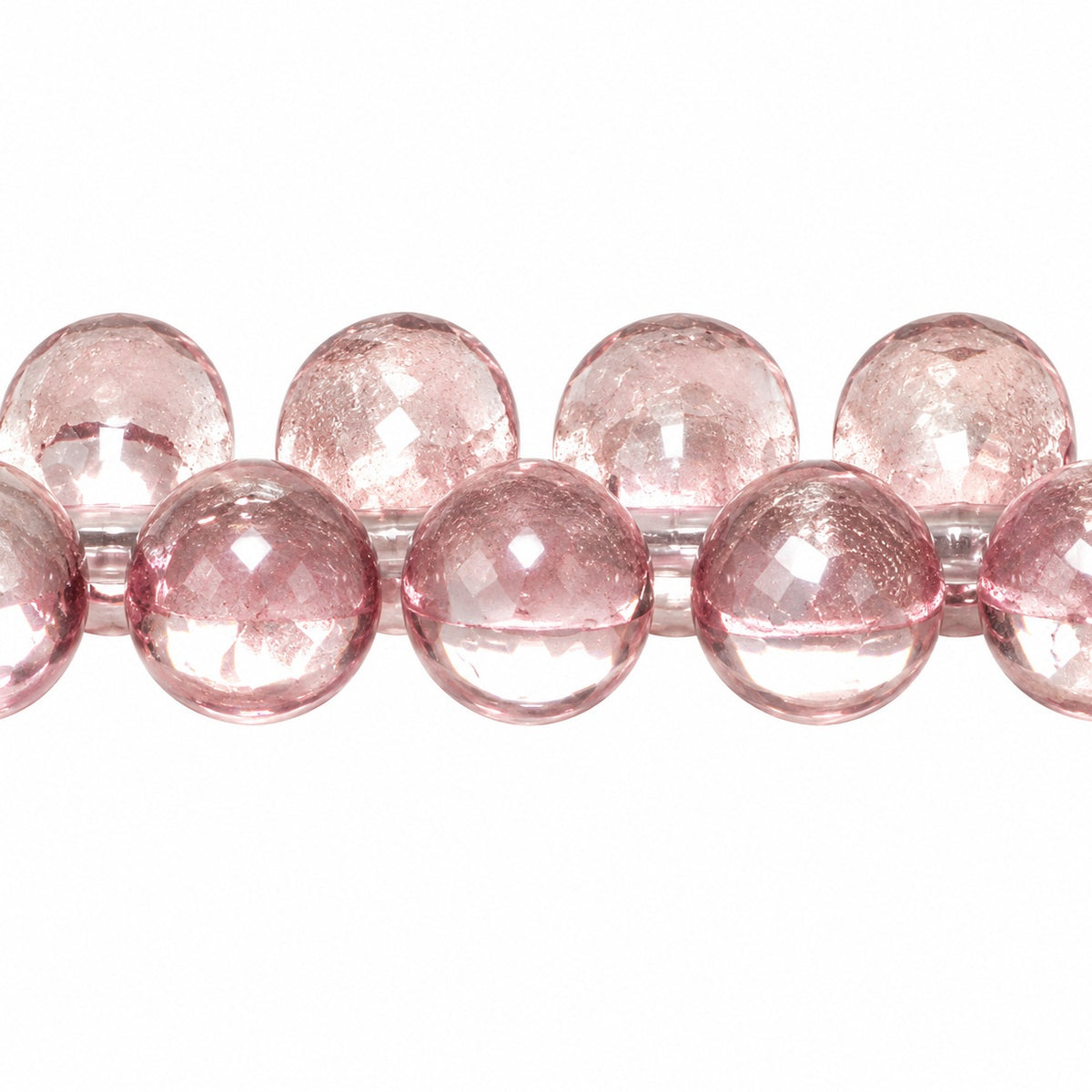 Drop Beads, Transparent Light Amethyst 47902 (20020-47902), Glass, Czech Republic