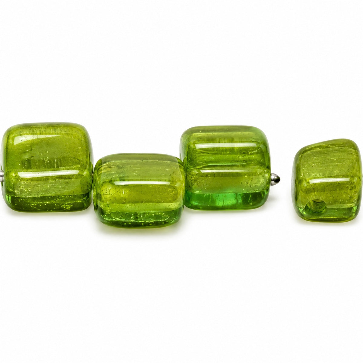 2-Hole Square Beads, X1768 (x1768), Glass, Czech Republic