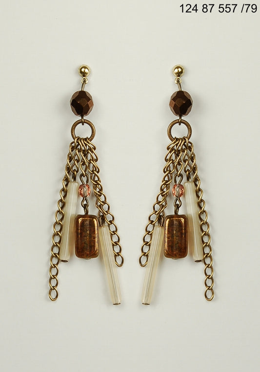 3 pcs Jewelry piece with Czech Glass Beads (OUTLET Vintage)